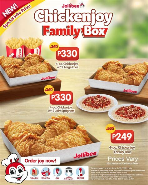 Jollibee Chicken Joy Menu Philippines .